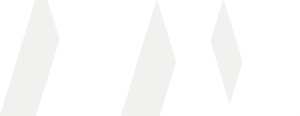 AM digital logo white