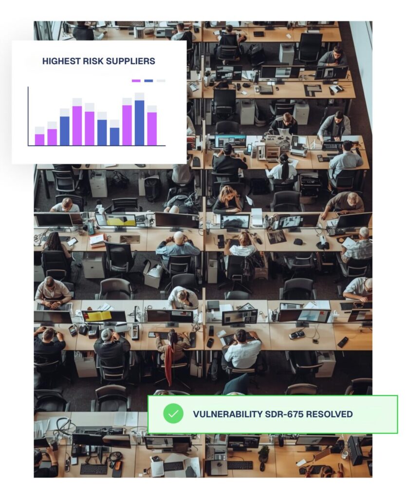 Identify third party supplier risk